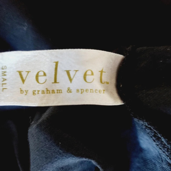 💚5/$25 Velvet by Graham & Spencer Black Knee Length Dress Size Small - Picture 11 of 11